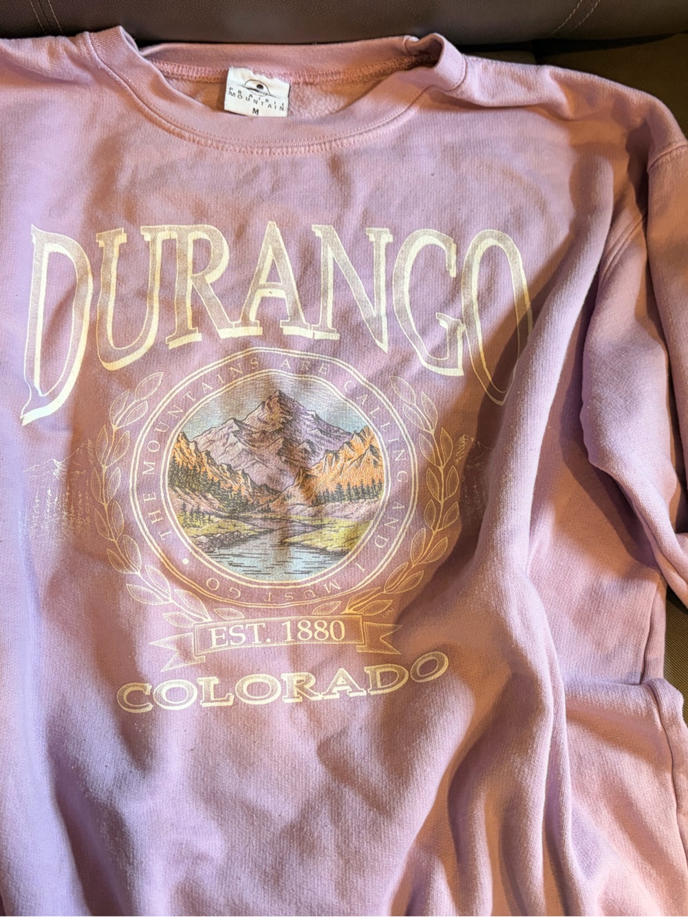 Durango Lavender Graphic Crewneck Sweatshirt - Women's